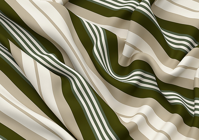 The British Stripe Co. George, Chilterns No.1 - Twist&Fit Roman Blind - Image 4